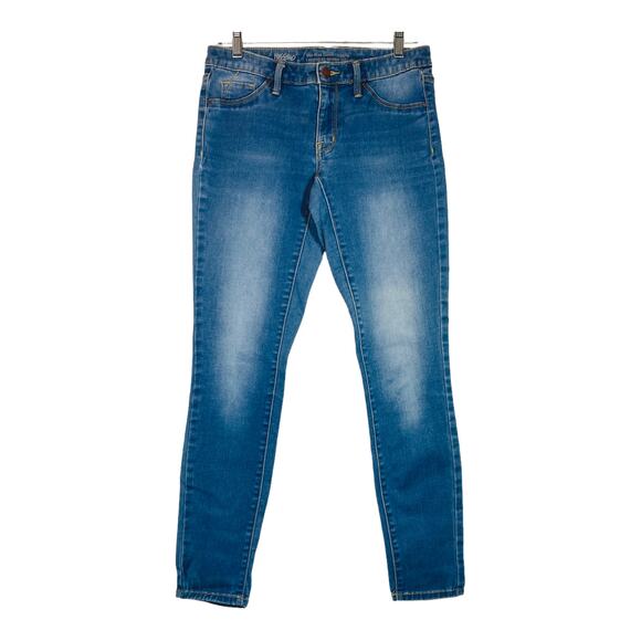 Mossimo Mid-Rise Denim Legging Jeans Medium Wash Size 27 - Picture 5 of 7